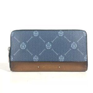 Berluti ITAUBA long wallet Zip Around Long Wallet Leather blue/Brown
